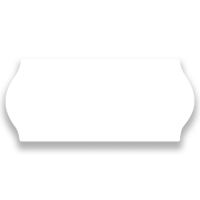 Prisetiketter permanent | 26x16mm | vit | 7.200st SE000295