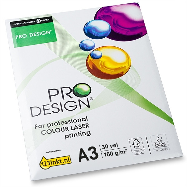 Pro-Design Kopieringspapper A3 | 160g ohålat | Pro-Design | 1x30 ark  069021 - 1