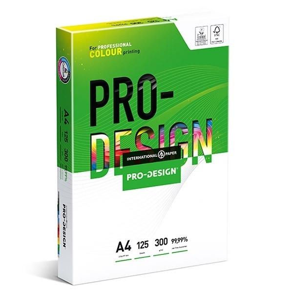 Pro-Design Kopieringspapper A4 | 300g ohålat | Pro-Design | 1x125 ark 88120123 069014 - 1