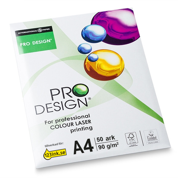 Pro-Design Kopieringspapper A4 | 90g ohålat | Pro-Design | 1x50 ark  068999 - 1