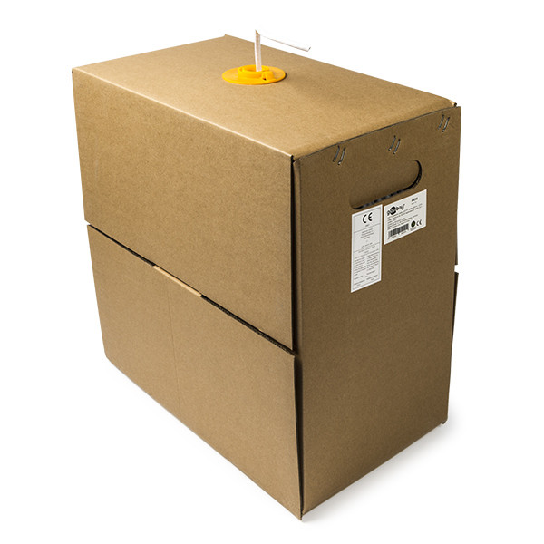 Nätverkskabel 305m U/UTP CAT6 | stel kärna K010606010 - 1