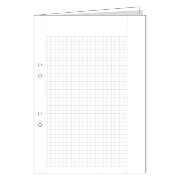 Provskrivningsblad A3 rutat | hålat | 5x5mm | 250 ark SE000435 - 1
