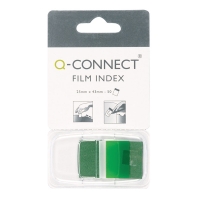 Q-Connect **Index 25mm x 43mm | Q-Connect | grön | 50st $$ KF03635 235095