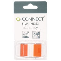 Q-Connect **Index 25mm x 43mm | Q-Connect | orange | 50st $$ KF03636 238188