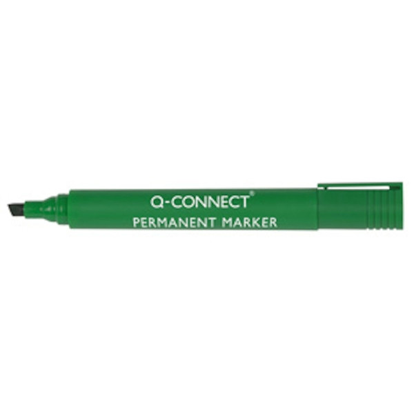 Q-Connect **Märkpenna permanent 2.0mm - 5.0mm | Q-Connect Bullet Tip | grön $$ KF01774 238249 - 1