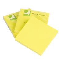 Q-Connect **Q-Connect Brilliant Notes | 76mm x 76mm | gul | 80 ark $$ KF10514 238192