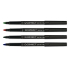 Q-Connect Overhead Pen, 0,8mm svart, röd, blå, grön (4st) KF01198 238246