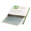 Plastficka A4 50my | Q-Connect | toppöppning | transparent | 100st