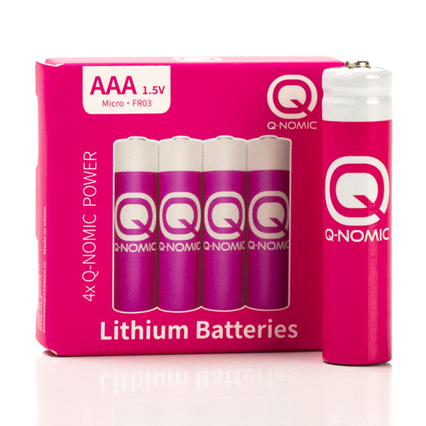Q-Nomic FR03 AAA-batteri 4st AQN00015 - 1