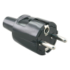 Schuko kontakt 16A jordad | PVC | svart K180102023 Schuko kontakt 16A jordad | PVC | svart K180102023 - 2