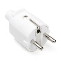 Schuko kontakt 16A jordad | PVC | vit K180102022 Schuko kontakt 16A jordad | PVC | vit K180102022