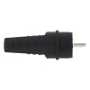 Schuko kontakt 16A jordad | platt gummi | svart K180102026 Schuko kontakt 16A jordad | platt gummi | svart K180102026 - 3
