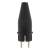 Schuko kontakt 16A jordad | rund gummi | svart K180102025 Schuko kontakt 16A jordad | rund gummi | svart K180102025 - 3