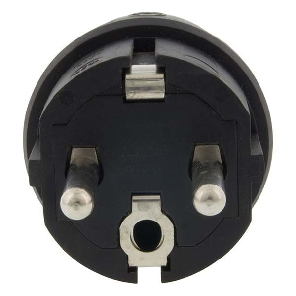 Schuko kontakt 16A jordad | rund gummi | svart K180102025 Schuko kontakt 16A jordad | rund gummi | svart K180102025 - 5