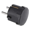 Schuko kontakt 16A jordad | vinklad PVC | svart K180102033 Schuko kontakt 16A jordad | vinklad PVC | svart K180102033 - 3