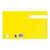 Räknehäfte 17x21cm rutat | 5x5mm | gul SE000840 - 2