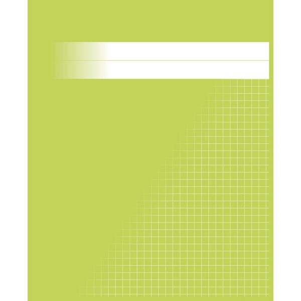 Räknehäfte 17x21cm rutat | 5x5mm | ljusgrön SE000845 - 1