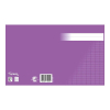 Räknehäfte 17x21cm rutat | 5x8mm | lila SE000850 - 2