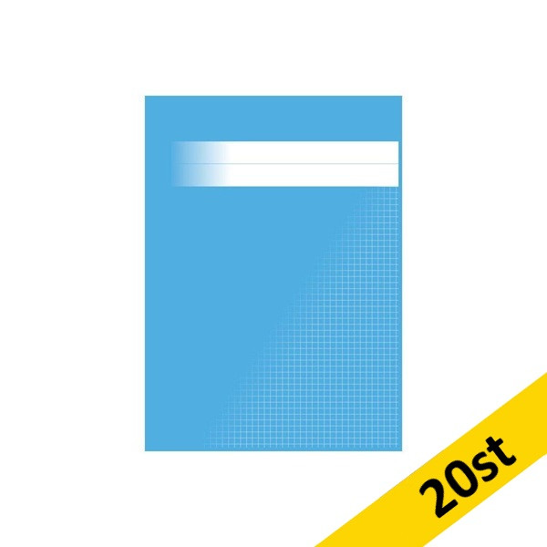 Räknehäfte A4 rutat | 5x5mm | ljusblå | 20st SE000902 - 1
