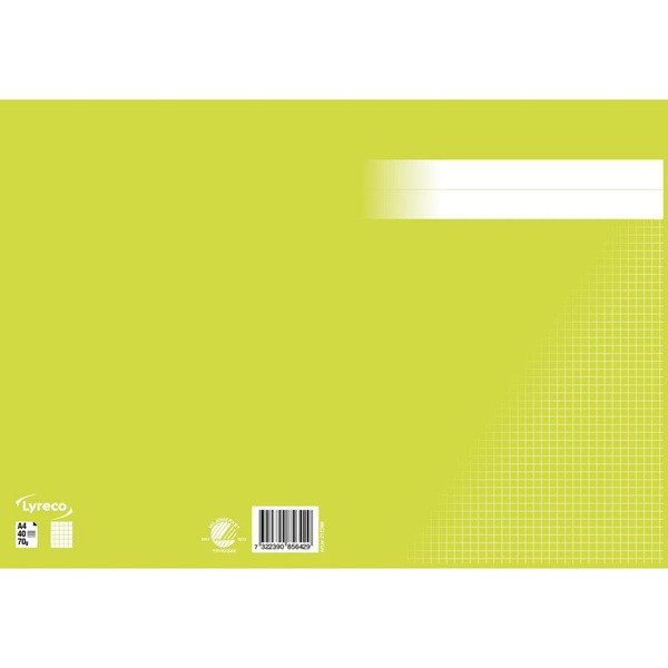 Räknehäfte A4 rutat | 5x5mm | ljusgrön SE000855 - 2