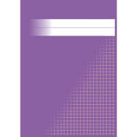 Räknehäfte A5 rutat | 5x5mm | lila SE000880