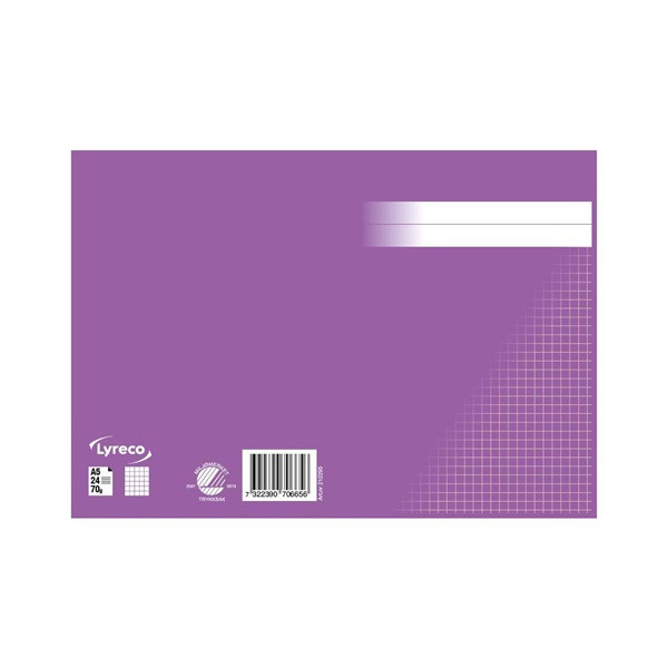 Räknehäfte A5 rutat | 5x5mm | lila SE000880 - 2