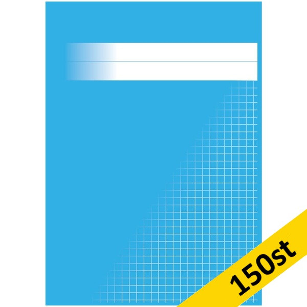 Räknehäfte A5 rutat | 5x5mm | ljusblå | 150st SE000878 - 1