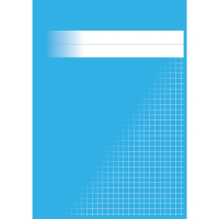 Räknehäfte A5 rutat | 5x5mm | ljusblå SE000875