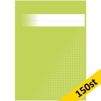 Räknehäfte A5 rutat | 5x5mm | ljusgrön | 150st