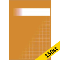 Räknehäfte A5 rutat | 5x5mm | orange | 150st