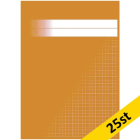 Räknehäfte A5 rutat | 5x5mm | orange | 25st SE000832