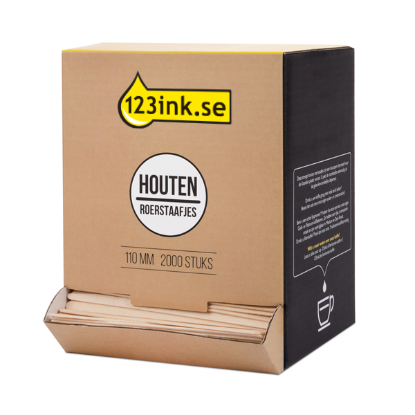 Rörpinne trä 11cm FSC® | 123ink | 2.000st 300823 Rörpinne trä 11cm FSC® | 123ink | 2.000st 300823 - 1