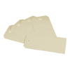 Etiketter med upphängningsögla 55 x 110mm chamois | 250st 209349 - 1