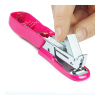 Rapesco Häftapparat 12 ark + 1000 häftklamrar | Rapesco Bug | metall | rosa 1412 202074 - 3