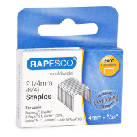 Rapesco Häftklammer 21/4 | Rapesco galvaniserade | 2.000st 1367 202096