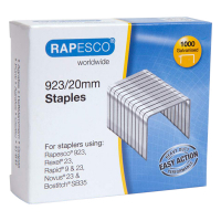 Rapesco Häftklammer 23/20 | Rapesco galvaniserade | 1.000st 1241 226820