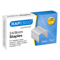 Rapesco Häftklammer 24/8 | Rapesco galvaniserade | 1.000st 1456 226823
