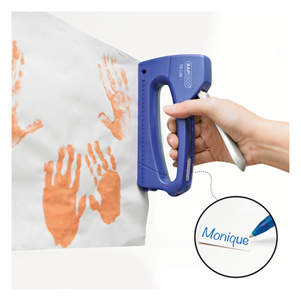 Rapesco Häftpistol Rapesco T8-Lite + 300 häftklamrar | blå 0955 202076 - 5