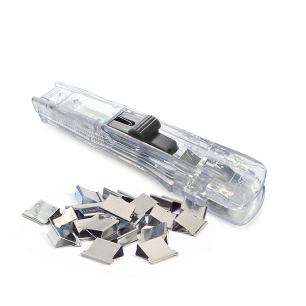 Rapesco Pappersklämma + dispenser | Rapesco Supaclip 40 | rostfritt stål | 25st RC4025SS 202084 - 2