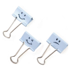 Pappersklämma 19mm | Rapesco Emoji | ljusblå | 20st