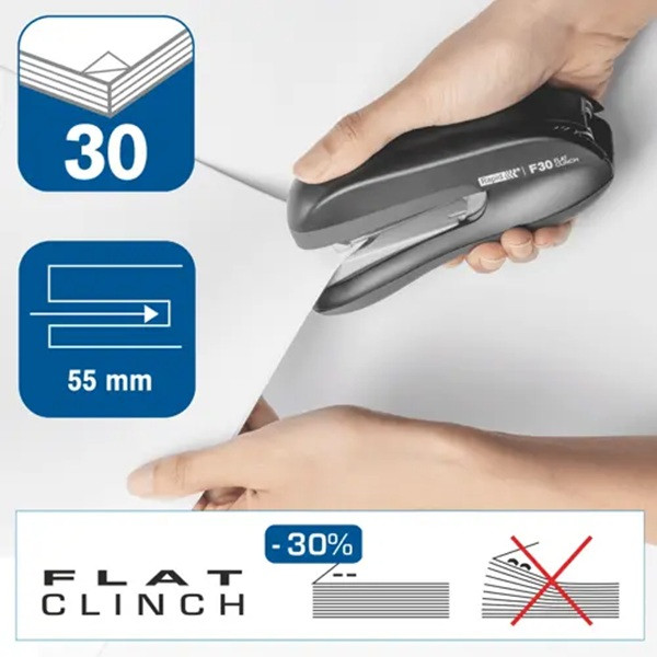 [] Häftapparat 30 ark | Rapid F30 | metall/plast | svart SE001250 - 2