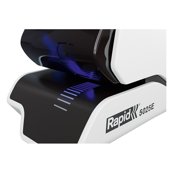 Rapid Häftapparat 25 ark elektrisk | Rapid 5025e Supreme | plast | vit/svart 25095200 202039 - 5
