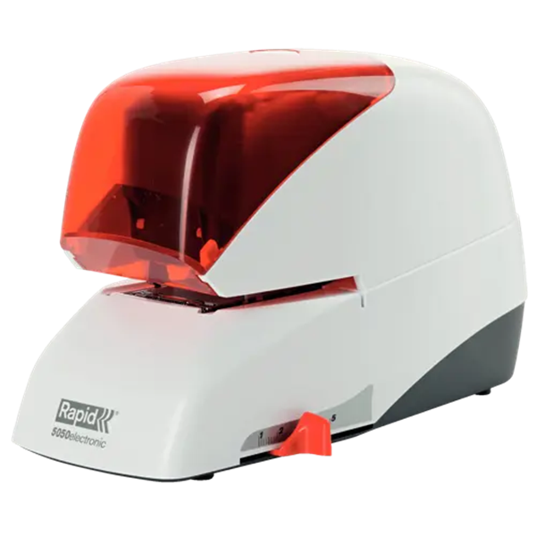 Häftapparat 50 ark elektrisk | Rapid R5050E | silver/orange SE001256 - 1
