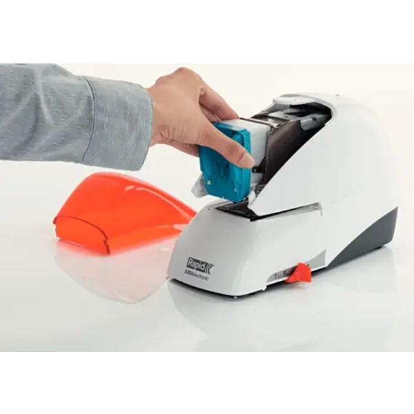 Häftapparat 50 ark elektrisk | Rapid R5050E | silver/orange SE001256 - 2