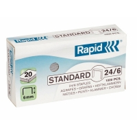 Rapid Häftklammer 24/6 | Rapid galvaniserade | 1.000st 24855600 202000