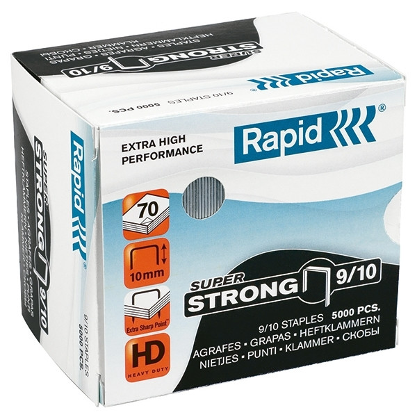 Rapid Häftklammer 9/10 | Rapid | Super Strong | galvaniserade | 5.000st 24871200 202020 - 1