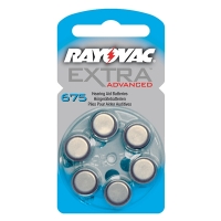 Hörapparatsbatterier 675 blå | Rayovac Extra Advanced | 6-pack