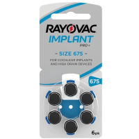 Rayovac Hörapparatsbatterier H675 Cochlear | Rayovac Implant Pro+ | 6-pack 616750 204808