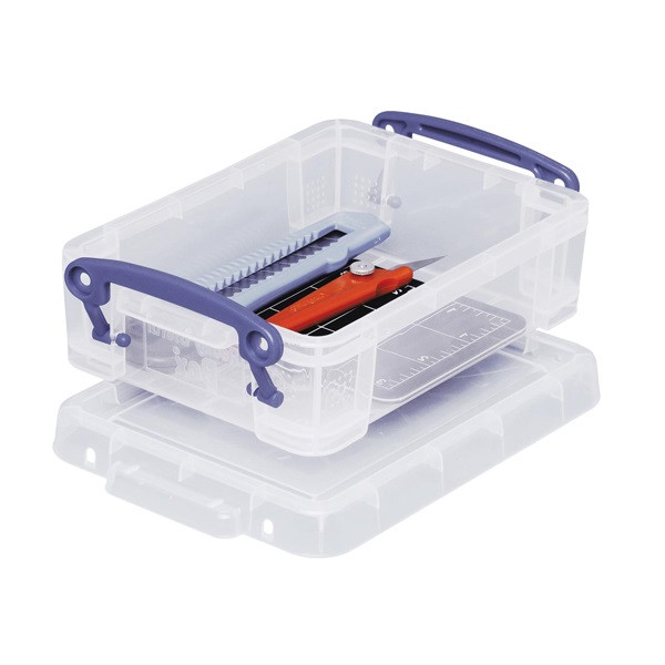 Really Useful Förvaringslåda 0,75L transparent | Really Useful Box UB075C 200402 - 1