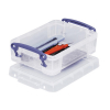 Förvaringslåda 0,75L transparent | Really Useful Box
